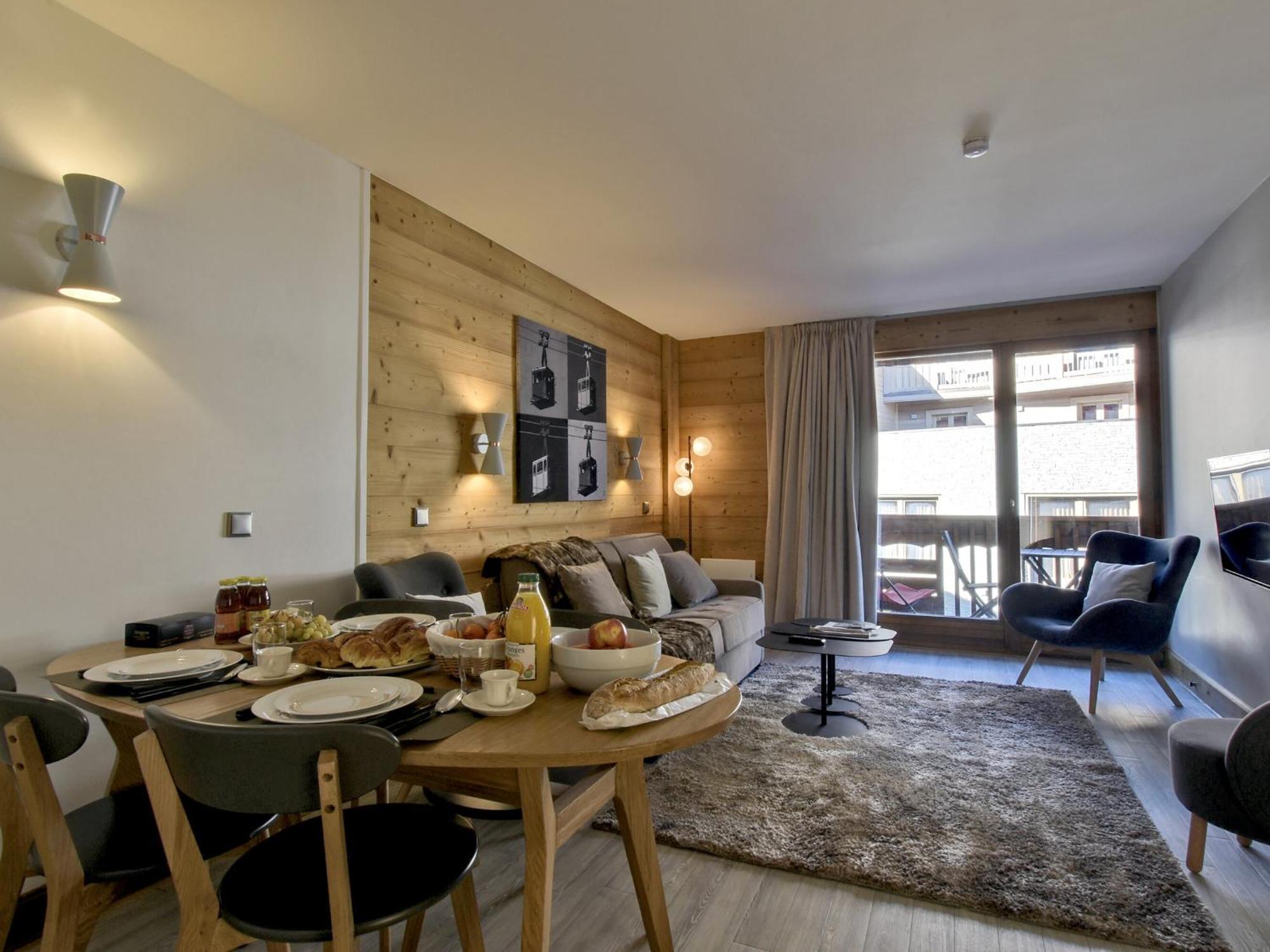 Luxueux Appartement 2 Chambres Au Coeur De Courchevel 1850, Balcon, Parking Et Services Inclus - Fr-1-613A-7 Exterior photo